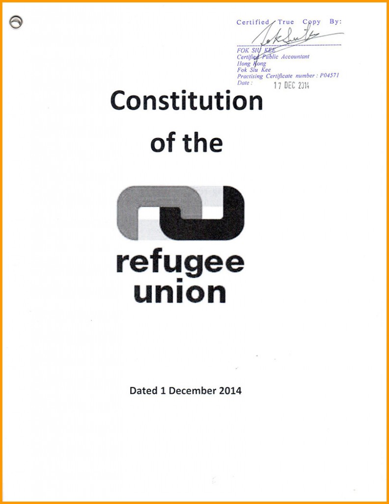 RU Constitution - certified copy