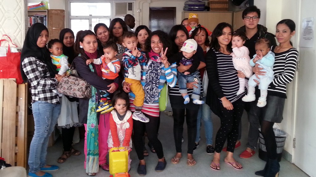 Refugee mothers speak to TVB
