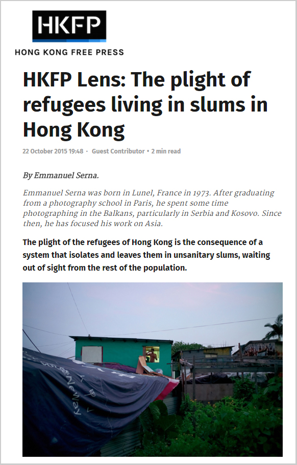 HKFP - The plight of refugees living in slums in Hong Kong